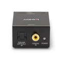 Convert Lindy DA-Wandler,TosLink (optisch) & koaxial to RCA-Stereo