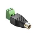 Βύσμα Delock Terminal Block 2Pin -> DC 2.5 x 5.5mm Bu 2-part male / female