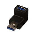 Αντάπτορας USB Lindy 3.0 Typ A 90° above M/F male