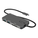 Docking Station StarTech USB-C to 4K 30Hz HDMI, 100W Pass-through, SD/MicroSD Slot, 3-Port USB 3.0 Hub, Thunderbolt 3 (DKT30CHSDPD)