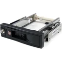 Front Panel StarTech Hot Swap Mobile Rack 5.25in Trayless for 3.5in - (HSB100SATBK)