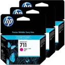 Μελάνι HP 711 - 3-pack - dye-based magenta - original - DesignJet