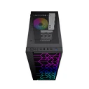 Κουτί Υπολογιστή Gembird Fornax 2500 ARGB Gaming ATX Midi Tower, backlight, Black