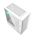 Κουτί Υπολογιστή Gembird Fornax 4000W ARGB Gaming ATX Midi Tower, backlight, White