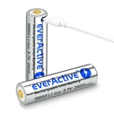 Επαναφορτιζόμενες Μπαταρίες Everactive 18650 3.7V Li-ion 2600mAh micro USB with BOX