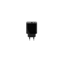 Φορτιστής Πρίζας Gembird TA-UC-PDQC20-01-BK 2-port 20W Type-C fast charger, Black