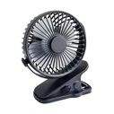 Ανεμιστήρας Blow Desk with clip 10cm USB+battery Black