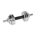 Αλτήρες Σετ Rebel ACTIVE Chrome Adjustable Dumbbells in a Case 15 kg with Barbell