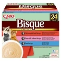 Υγρή Τροφή Γάτας Inaba Ciao Bisque Creamy soup with tuna, chicken, beef and salmon 24x40g