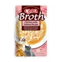 Υγρή Τροφή Γάτας Inaba Ciao Broth with chicken, salmon and tuna 24x40g