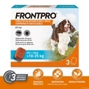 FRONTPRO χάπια κατά ψύλων και κροτώνων για σκύλο (>10-25 kg) - 3x 68 mg
