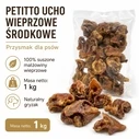 PETITTO μέτριο χοιρινό αυτί Mono - Λιχουδιά για σκύλους - 1 kg