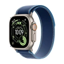 Smartwatch Apple Watch Ultra 3 5G 49mm Natural Titanium with Trail Loop S/M - Blue/Bright Blue