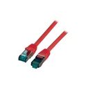 Καλώδιο Δικτύου EFB RJ45 S/FTP, Cat.6A, LSZH, 50m, red