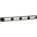 Patch Panel Equip 24x RJ45 Cat5e 19" 1HE Black