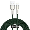 Καλώδιο Lightning for Lightning Baseus Cafule, 2.4A, 2m (green)