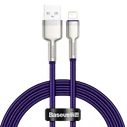 Καλώδιο USB to Lightning Baseus Cafule 2.4A 1m (purple)