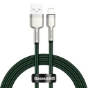 Καλώδιο USB to Lightning Baseus Cafule 2.4A 1m (green)