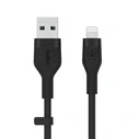 Καλώδιο USB Belkin Flex Lightning/USB-A 1m black CAA008bt1MBK