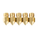 Αξεσουάρ 3D Printer Creality 0,4mm Brass Nozzle Kit (x5 pcs) of 6x13mm International Brass Nozzles