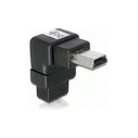Αντάπτορας USB Delock mini B to mini B male / female 90° angled
