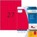 Ετικέτες Herma A4 neon-red 63,5x29,6 mm matt 540 pcs.