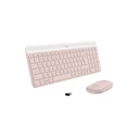 Σετ Πληκτρολόγιο & Ποντίκι Ασύρματο Logitech MK470 SLIM ROSE