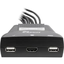 KVM Switch Inter-Tech LS-21HA HDMI, 2 Port, plastic retail