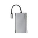 Docking Station Logilink USB 3.2 Gen1,USB-C,8-Port,PD,silber
