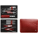 Αξεσουάρ Νυχιών Zwilling CLASSIC INOX Croco Manicure Set, red, 10 pcs.