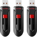 USB Flash 32GB SanDisk CRUZER GLIDE 3-PACK