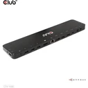 Docking Station Club3D 4K USB-C ->6xUSB3/DP/2xHDMI/LAN 120W retail