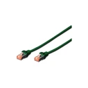 Καλώδιο Δικτύου Digitus CAT 6A S/FTP 0,25m, Green