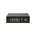 Network Switch LevelOne 10Port Gigabit PoE DIN-Rail,-40°C to 75°C