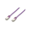 Καλώδιο Δικτύου Equip Cat6A S/FTP 2xRJ45 0.50m lila Plat.LSZH