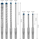 Σετ Τρυπάνια Bosch EXPERT Hammer Bits SDS plus-7X 7pcs