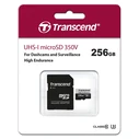 Κάρτα Μνήμης microSDXC 256GB Transcend 350V Class 10 UHS-I U1