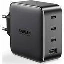 Φορτιστής Πρίζας Ugreen USB-A+3xUSB-C 100W GaN Tech Fast EU Black