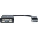 Αντάπτορας Displayport Manhattan M/F DP->HD15, Black