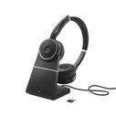 Ακουστικά VOIP Jabra Evolve 75 SE UC Duo inkl. Link 380 & Ladest.
