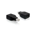 Αντάπτορας MiniDisplayPort Delock -> DP M/F black