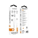 Καλώδιο Lamtech Type-C To Type-C 60w Angled Data & Charge Cable 1m White
