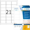 Ετικέτες Herma crystal clear A4 63,5x38,1 mm foil glossy 525 pcs