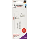 Handsfree Ακουστικά 2GO In-Ear Sport-Headset "Active 1" White