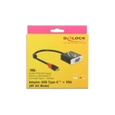 Αντάπτορας Delock USB/C to VGA male / female (DP Alt Mode)