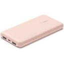 Powerbank Belkin 10.000mAh pink 15W+USB-A/C Kab. 15cm BPB011btRG