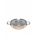 Κατσαρόλα De Buyer Prima Matera Saucepot copper/steel low 24cm induction