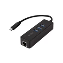 Αντάπτορας Δικτύου USB LogiLink 3.0 TypC to 1x RJ45u. 3x USB3.0 type A