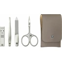 Αξεσουάρ Νυχιών Zwilling TWINOX Neat's leather case, taupe, 4 pc