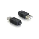 Αντάπτορας USB Delock A to micro A+B male / female